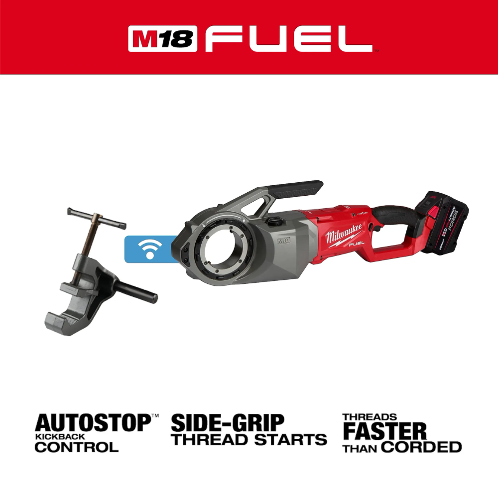 Milwaukee M18 FUEL Pipe Threader w/ ONE-KEY Kit from Columbia Safety